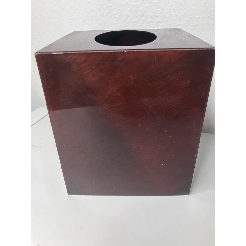 Rustic Copper Tone Metal Cowboy Ranch Western Inspired Tissue Box Holder